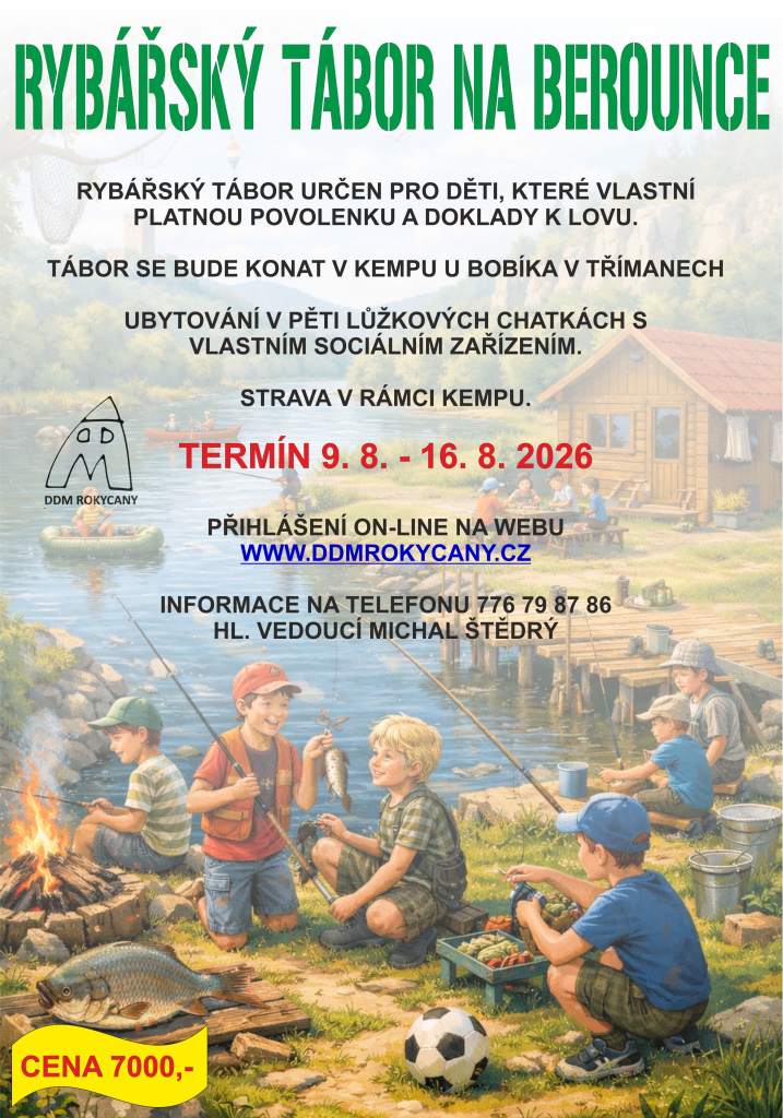 Rybářský tábor na Berounce - Třímany