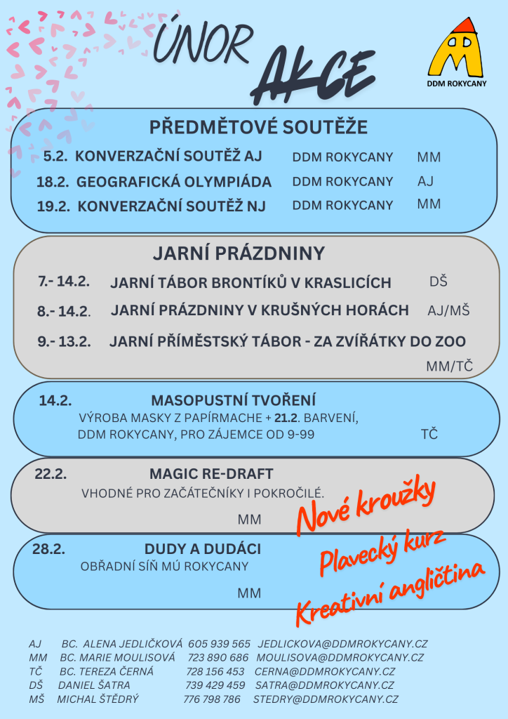 Akce DDM pro veřejnost 