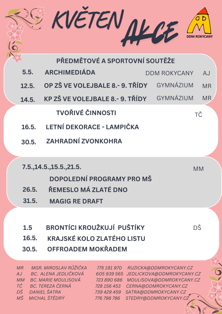 Akce DDM pro veřejnost 