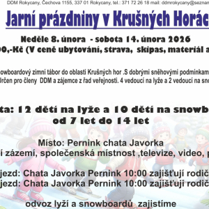 Jarní prázdniny v Krušných horách