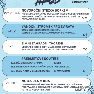 Akce DDM pro veřejnost 