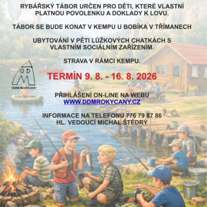 Rybářský tábor na Berounce - Třímany