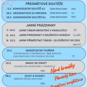 Akce DDM pro veřejnost 