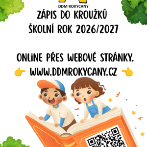 Přihlašování na kroužky na školní rok 2026 / 2027 spuštěno