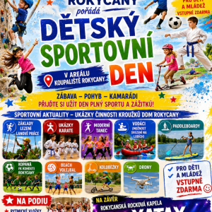 Dětský sportovní den na Koupališti Rokycany