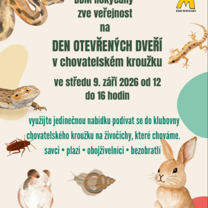 Den otevřených dveří v chovatelském kroužku